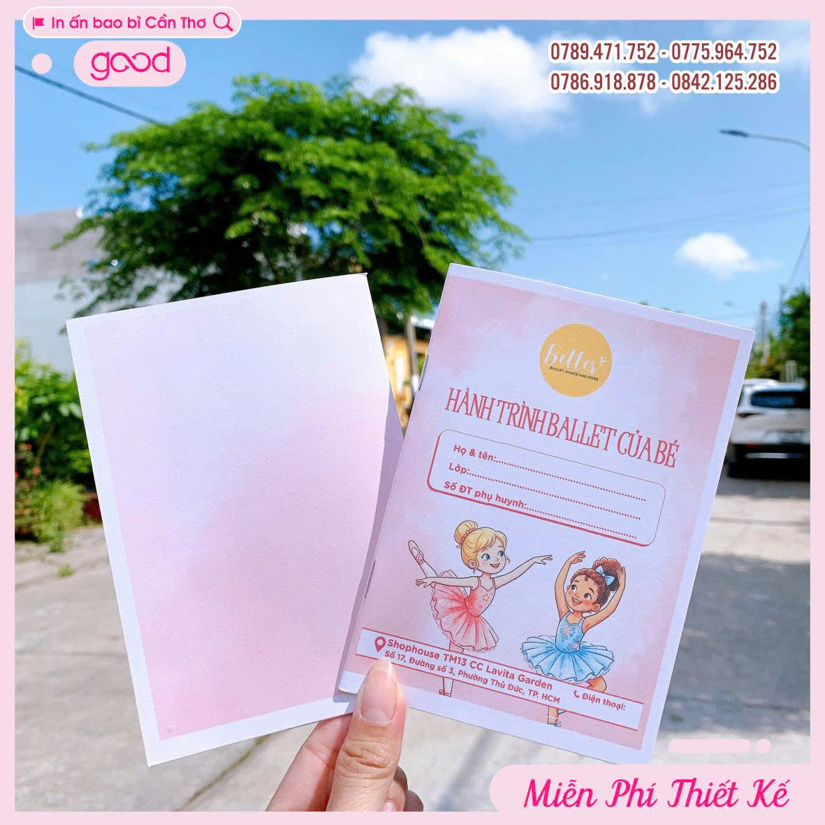 IN SỔ NHẬT KÍ BÉ ĐẾN LỚP